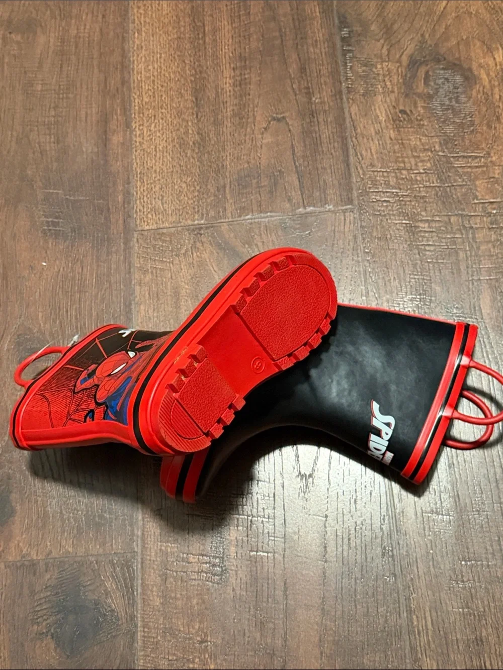 Marvel Spider-Man Kids Rain Boots - Red & Black